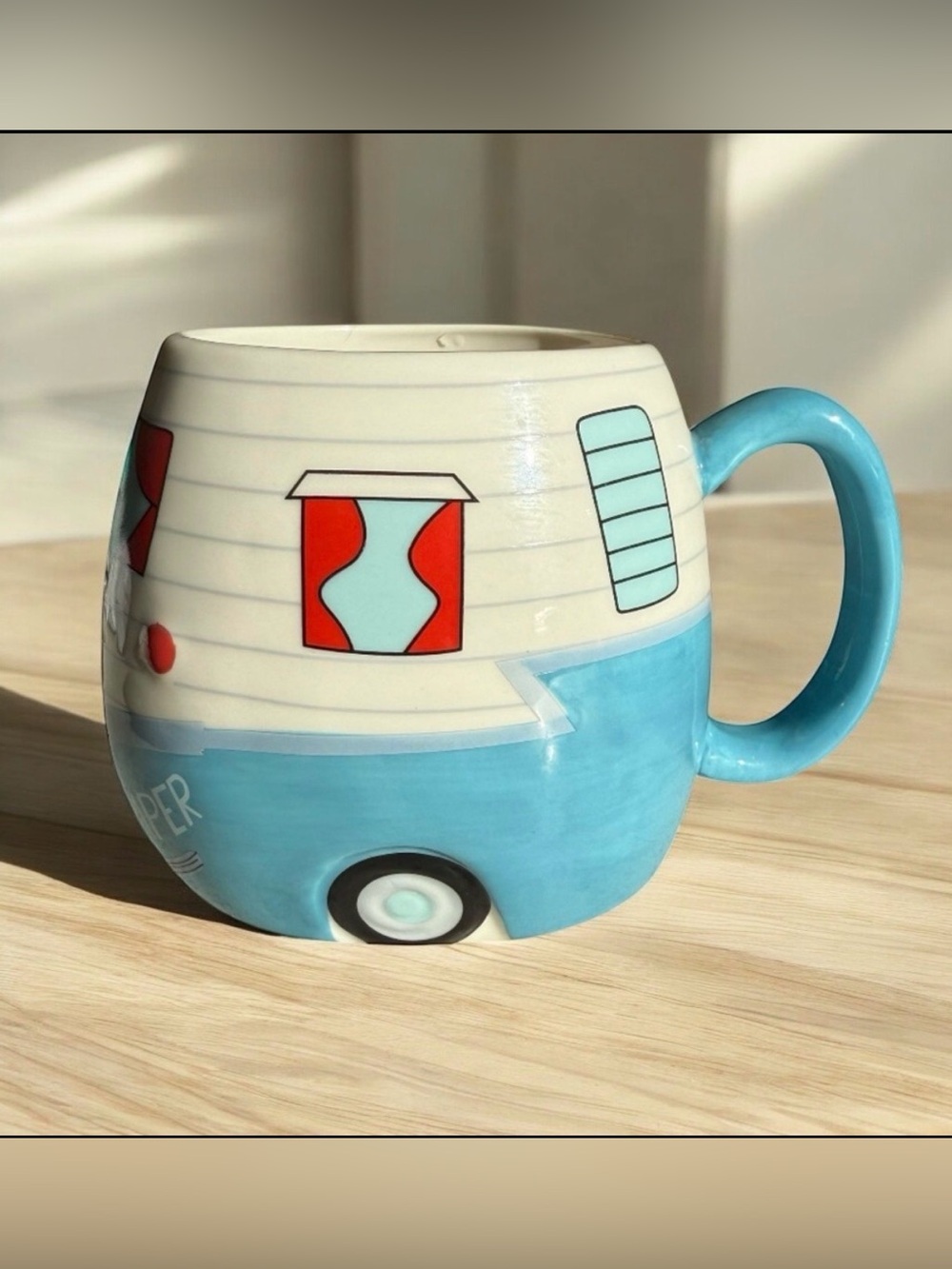 BASS PRO SHOPS HAPPY CAMPER CERAMIC MUG – 16 OZ CAMPER VAN DESIGN